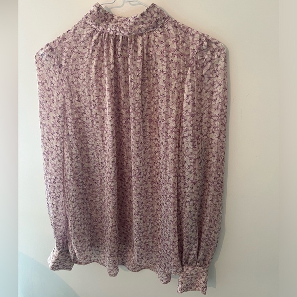 H&M purple blouse, size XS - Picture 1 of 4